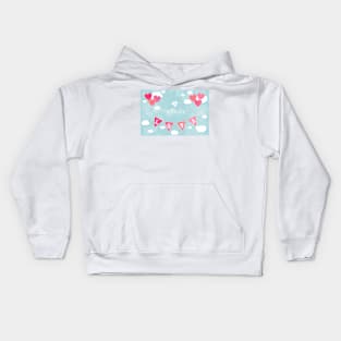 Love in the air Kids Hoodie